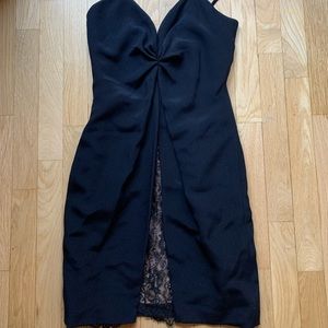 Adele Simpson New York LBD with lace underlay.